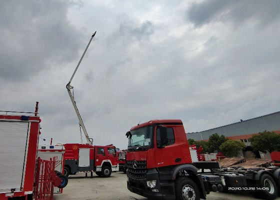 25 пожарная машина водонапорной башни привода высоты 6×4 метра с уменьшением удара резиновым
