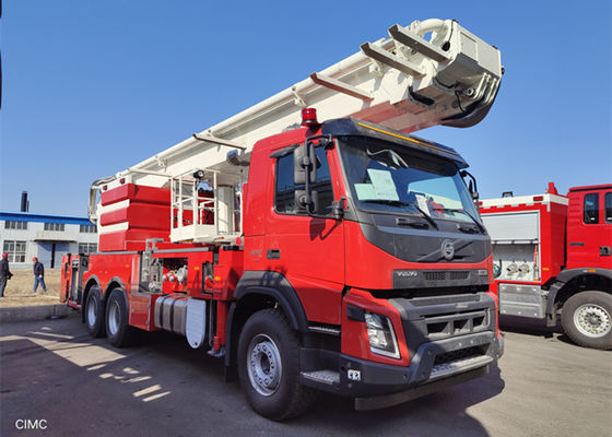 12000L вода 4000L пенится пожарная машина водонапорной башни 6x4 с заграждением 25m телескопичным