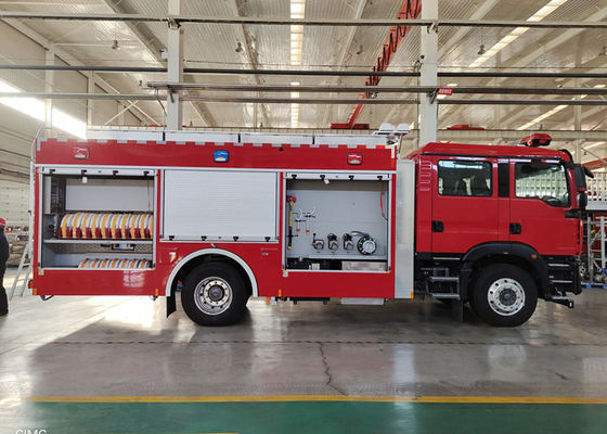 привод 276Kw 4x2 обжал пожарную машину CAFS пены воздуха с ручной передачей