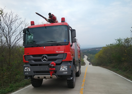 G.V.W 33 привод пожарной машины 580HP 6x6 аэропорта воздушных судн Benz ARFF Мерседес тонны